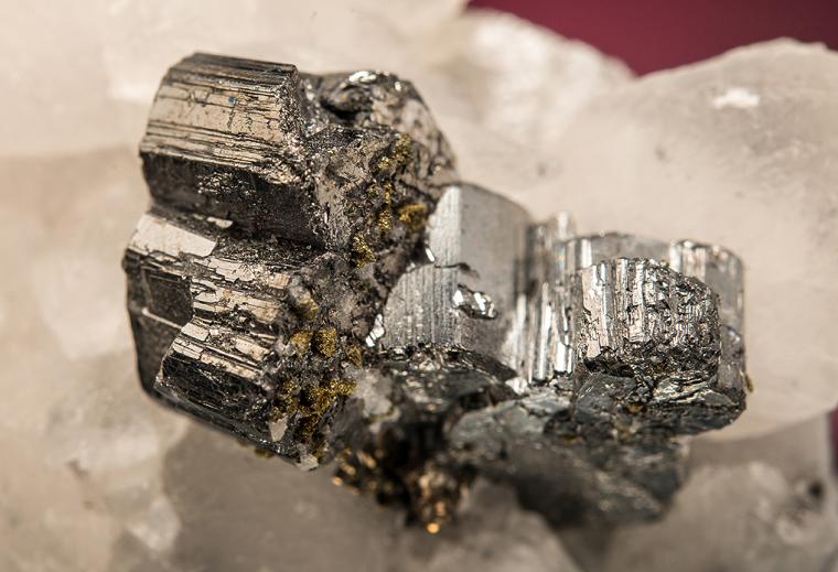 BOURNONITE on CALCITE